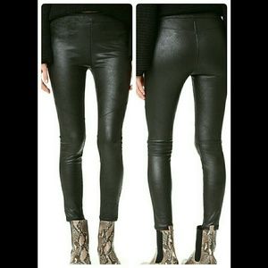 Free People Vegan Leather Leggings